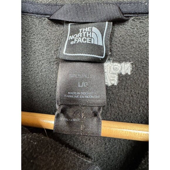 The North Face Full Zip Fleece Jacket Midweight Black Coat Girls Size Large - Picture 7 of 7